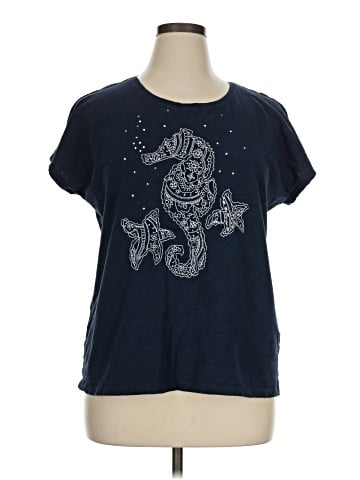 Christopher & Banks Short Sleeve T-Shirt (view 1)