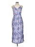 Sim & Sam Print Blue Cocktail Dress Size L - photo 1