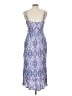 Sim & Sam Print Blue Cocktail Dress Size L - photo 2