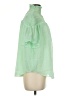 Ann Taylor Green Short Sleeve Blouse Size M - photo 4