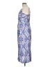 Sim & Sam Print Blue Cocktail Dress Size L - photo 5
