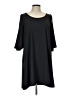 ECI Solid Black Casual Dress Size L - photo 1