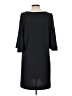 ECI Solid Black Casual Dress Size L - photo 2