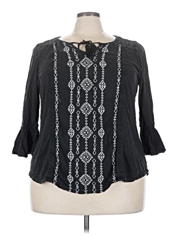 Style&Co 3/4 Sleeve Blouse (view 1)