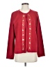 Sag Harbor 100% Acrylic Red Cardigan Size S - photo 1