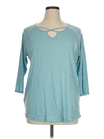 Eddie Bauer 3/4 Sleeve T-Shirt (view 1)