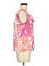 Coldwater Creek 100% Polyester Pink Sleeveless Blouse Size 8 - photo 4