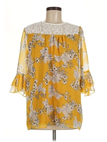 Suzanne Betro 3/4 Sleeve Blouse (view 1)