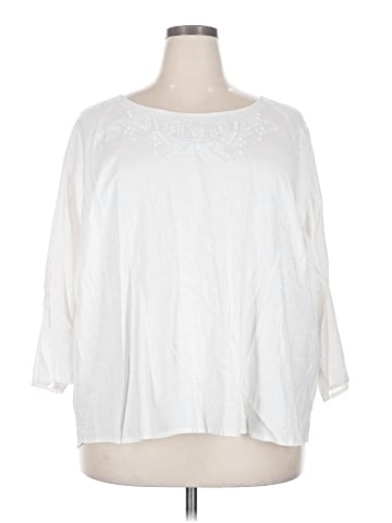 Ava Christine 3/4 Sleeve Blouse (view 1)