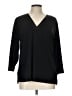 Banana Republic Black 3/4 Sleeve Top Size L - photo 1