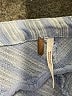 Free People 100% Rayon Stripes Blue Long Sleeve Blouse Size M - photo 7