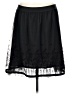 Studio 253 100% Polyester Paisley Black Casual Skirt Size M - photo 1