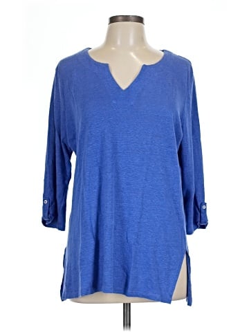 Chico's 3/4 Sleeve T-Shirt (view 1)