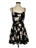 Talula 100% Viscose Floral Black Cocktail Dress Size 4 - photo 1