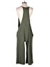 Cezanne Solid Green Romper Size S - photo 2