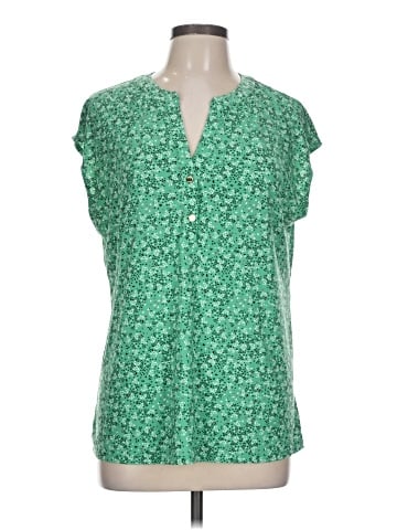 Anne Klein Short Sleeve Blouse (view 1)