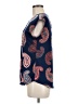 Liz Claiborne Paisley Blue Short Sleeve Blouse Size M - photo 5