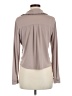 Adrianna Papell Tan Long Sleeve Blouse Size M - photo 2