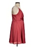 Express 100% Polyester Solid Burgundy Cocktail Dress Size S - photo 4