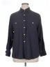 Krazy Kat Polka Dots Black Long Sleeve Button-Down Shirt Size XL - photo 1