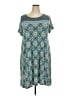Max Studio Paisley Green Casual Dress Size XXL - photo 1
