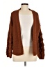 Alya 100% Acrylic Brown Cardigan Size M - photo 1