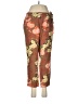 ASOS 100% Viscose Floral Brown Casual Pants Size 8 - photo 1