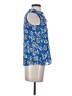 J.Crew Factory Store 100% Polyester Blue Sleeveless Blouse Size XXS - photo 4