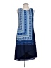 Laundry by Shelli Segal 100% Polyester Blue Casual Dress Size 2 - photo 1