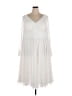 JJ's House 100% Polyester Ivory Cocktail Dress Size 1X (estimated) - photo 1