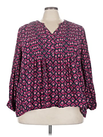 Terra & Sky 3/4 Sleeve Blouse (view 1)