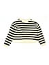 Zara Stripes Ivory Pullover Sweater Size 8 - 9 - photo 1