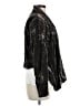 Aqua 100% Polyester Black Faux Fur Jacket Size M - photo 4