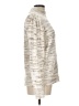 Calvin Klein Metallic Ivory Turtleneck Sweater Size L - photo 4