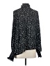 Max Studio 100% Polyester Polka Dots Black Long Sleeve Blouse Size XS - photo 2