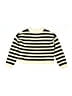 Zara Stripes Ivory Pullover Sweater Size 8 - 9 - photo 2