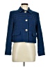 Zara 100% Polyester Houndstooth Blue Blazer Size M - photo 1