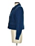 Zara 100% Polyester Houndstooth Blue Blazer Size M - photo 5
