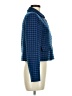 Zara 100% Polyester Houndstooth Blue Blazer Size M - photo 4