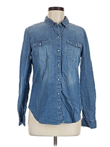 CALVIN KLEIN JEANS Long Sleeve Button-Down Shirt (view 1)