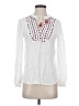 Boden 100% Viscose White Long Sleeve Blouse Size 4 - photo 1