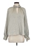 Zara Gray Long Sleeve Blouse Size M - photo 1