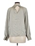 Zara Gray Long Sleeve Blouse Size M - photo 2