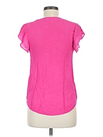 Blu Pepper Short Sleeve Blouse (view 2)