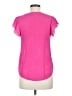 Blu Pepper Pink Short Sleeve Blouse Size M - photo 2