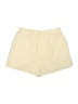 Shein 100% Cotton Solid Yellow Shorts Size L - photo 2