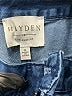 Hayden Chevron-herringbone Blue Jeans Size S - photo 7