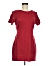 En Focus Studio Solid Burgundy Casual Dress Size 8 - photo 1