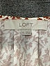 Ann Taylor LOFT 100% Polyester Brown Short Sleeve Henley Size XS - photo 7