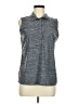 IZOD Gray Sleeveless Blouse Size M - photo 1
